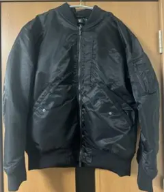 UNIQLO ＋J MA-1 ブルゾン　ハイブリッドダウン　ジルサンダー　L　黒