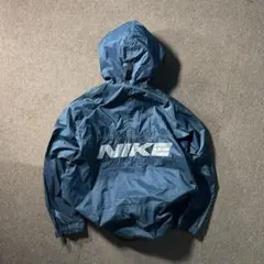 90s NIKE アノラック ナイロンパーカー ハーフジップ ドローコード M