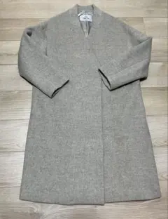 ジャーナルスタンダードレリューム　グレージュ　SUPER140s ウールコート