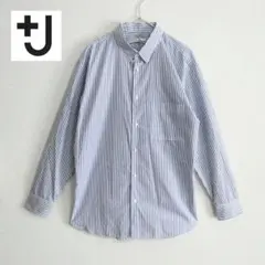 試着のみ　ユニクロ Uniqlo +J ストライプシャツ　長袖　Ｌサイズ