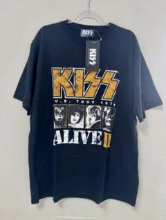 KISS キッス ロックバンドプリント 半袖Tシャツ LLサイズ 新品