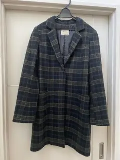 マウジー MOUSSY 中綿入り チェスターコート チェック柄 ロング 2サイズ
