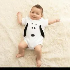 美品☆ベビーザらス限定☆スヌーピー☆なりきりロンパース☆60-70