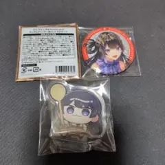 にじさんじ 8周年 グリッター缶バッジ アクリルブロック 月ノ美兎