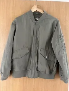 ZARA MA-1スタイルジャケット オリーブグリーン