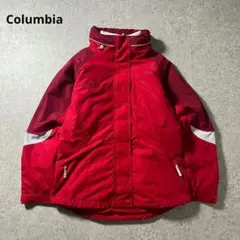 コロンビアGrandPeakⅡジャケットS赤フリースライナー付古着281