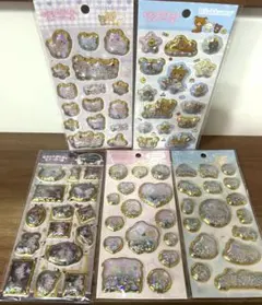 キラッとぷくぷくエアーシール　5種類セット