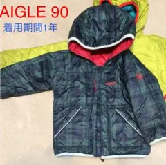 最終お値下げ☆AIGLE 90 リバーシブル ジャケット ジャンパー