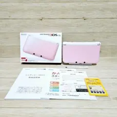 美品 付属品多数 ニンテンドー3DS LL ピンク ホワイト 箱 本体