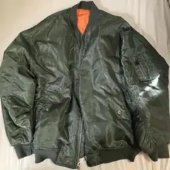 USA古着 NXP ビッグサイズMA-1 XL 00s フライトジャケット 民間