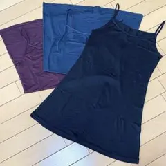 ユニクロ　ヒートテック　スリップ　ブラック　ネイビー　ワイン　UNIQLO