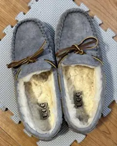 ★美品！★数回使用★UGG グレー 内側ウール スエード 革紐