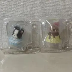 シルバニア　ハッピースイーツ　ラッコ　ブルドッグ　赤ちゃん　セット　キラキラくじ