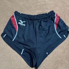 美品　Mizuno L ランパン 陸上用ショートパンツ メンズ 黒・赤