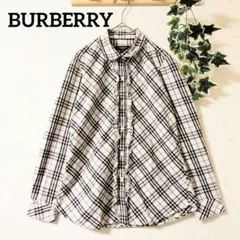 BURBERRY バーバリー シャツ トップス ノバチェック フリル 38 M