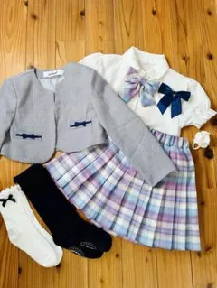 卒園式&入学式に着回し フォーマルセット(小物付き)120〜130cm