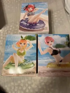 aqua float girls 五等分の花嫁　中野一花　中野四葉　中野二乃