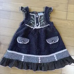 souris ノースリーブワンピース ネイビー