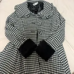 SAINT LAURENT PARIS 千鳥格子 コート ワンピース - メルカリ