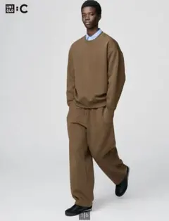 ユニクロ スウェットワイドパンツ