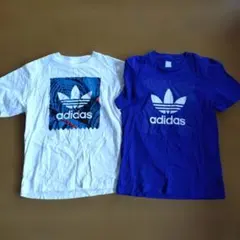 小学校高学年〜中学生男子くらい？adidas Originals Tシャツ 2枚のサムネイル