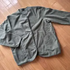 オリーブグリーン フリースジャケット
