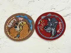 【新品未使用】ディズニー 刺繍ステッカー わんわん物語 レディ トランプセット