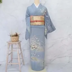 訪問着 フルセットa873正絹　卒業式　入学式　お宮参り　七五三　結婚式