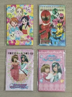 ☆平成レトロ☆ お年玉袋 4点☆ オシャレ魔女 マジレンジャー プリキュア