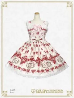 BABY Strawberry Rose Bouquet柄JSK Ⅰアイボリー