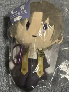 刀剣乱舞 御伴くじ へし切長谷部 カラビナ付き 御伴ぬいぐるみ C賞