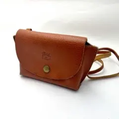 Il Bisonte イル ビゾンテ ポーチ カメラケース 革 ブラウン