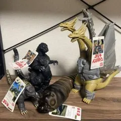 ゴジラシリーズ　ソフビ　4個セット 【タグ付き】