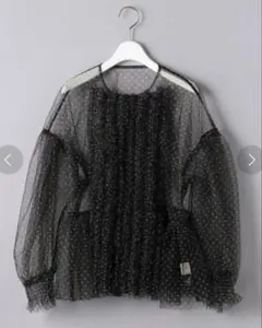 UNITED ARROWS チュール フリル ブラウスのサムネイル