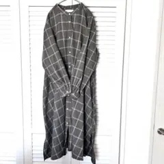 SEASON REASON ☆美品 レディース　チェック柄シャツワンピース XL