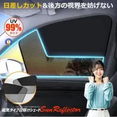 (新品未使用) 車サンシェード 窓用 左右2枚セット マグネット CARHIYO