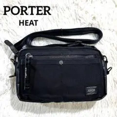 ポーター ヒート ショルダーバッグ 吉田カバン ブラック 黒 PORTER