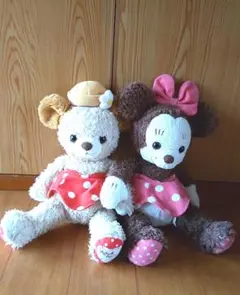 ディズニー ミニー & カドリーベア ぬいぐるみ M セット