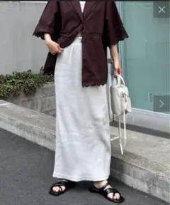 チャオパニックティピー♡ 【-3キロ見え】すっきりシルエットリブスカート