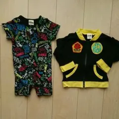 【美品】エーアーベー 新生児パーカー カーディガンセット 80㎝男の子ベベ☆