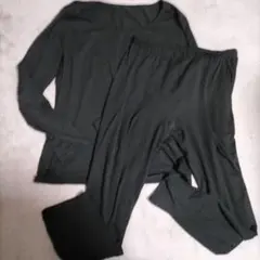 レディース 大きいサイズ 暖かインナー上下セット 3XL