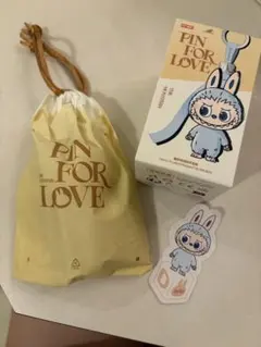 POPMART PINFORLOVE ラブブイニシャル　D