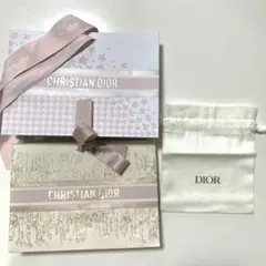 dior ディオール　ギフトボックス　巾着　3枚セット