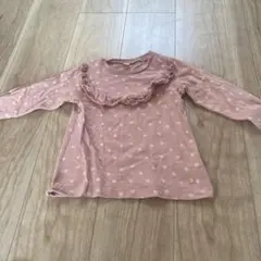 après les cours 花柄フリル長袖カットソー