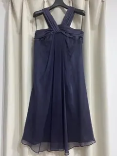 ダークパープル エレガントドレス 9号