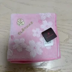 CLATHAS タオルハンカチ ピンク 桜柄のサムネイル