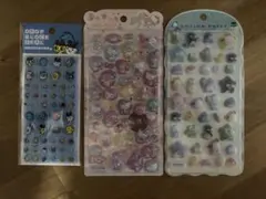 正規品サンリオうるちゅるシール コットンパフィーシール たまごっちタイルシール