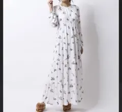 gelato pique ジェラートピケ　ローズ柄ドレス 新品タグ付き