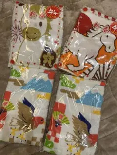 2026 午年 馬 フェイスタオル