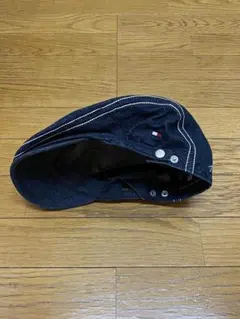 トミーヒルフィガー ハンチング帽　デニム　ステッチ　　マーク　ロゴ刺繍のサムネイル